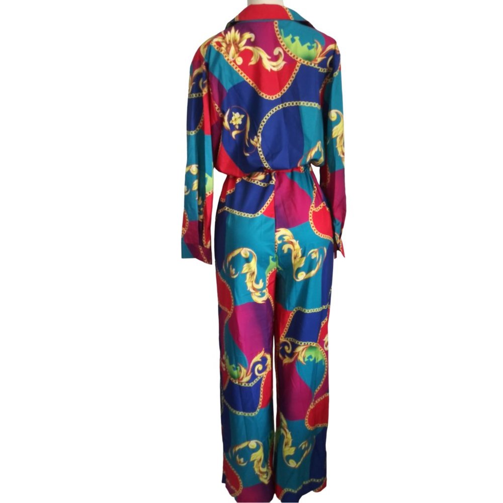 Colorful Wide-Leg Pants Jumpsuit***NEVER WORN*** - Picture 2 of 12